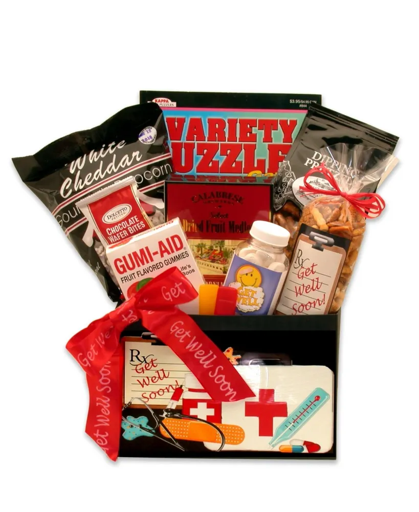 GBDS Fun & Games Gift Basket - get well soon gifts for women - get well  soon gifts for men 