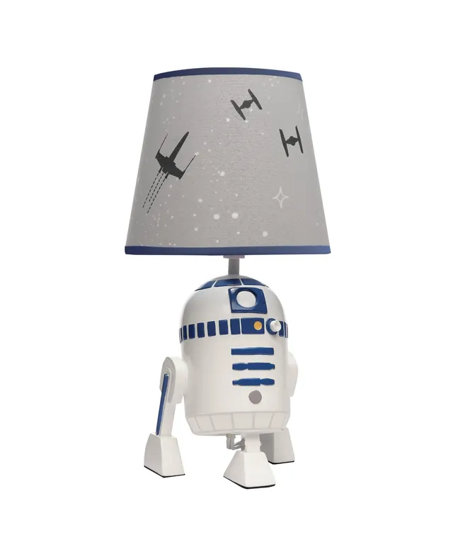 Lambs & Ivy Star Wars Signature R2D2 White/Blue Decorative Throw Pillow