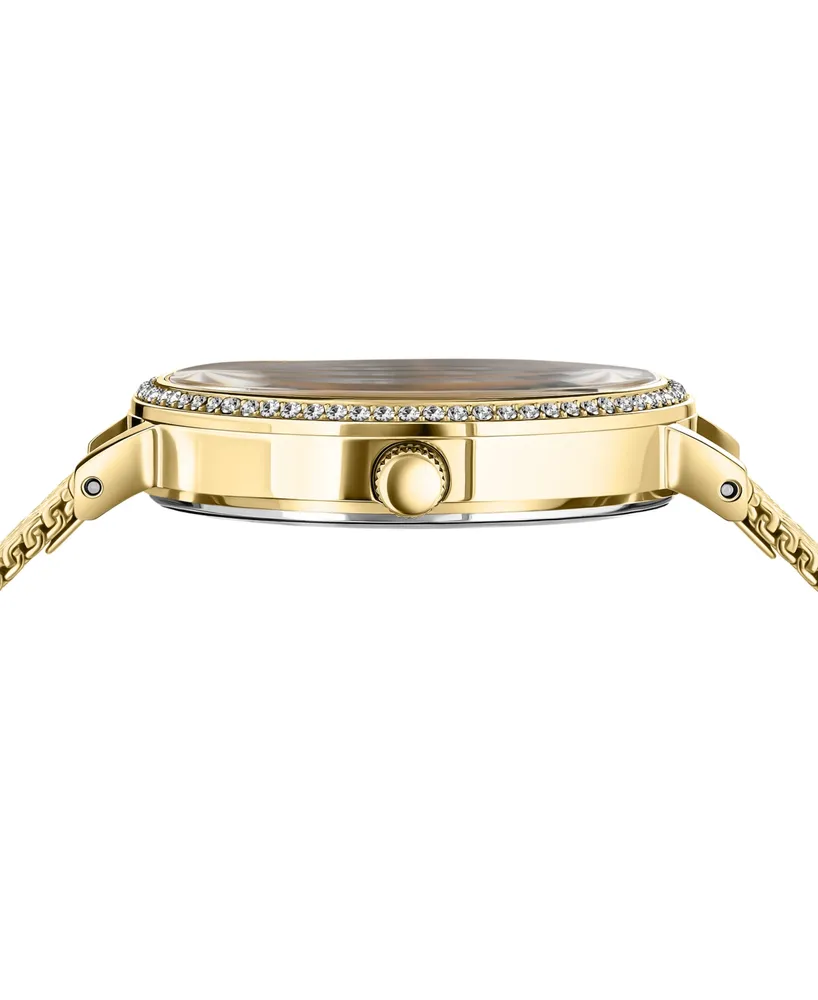 Versus Versace Women's Mar Vista Gold Ion-Plated Mesh Bracelet Watch 34mm