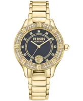 Versus Versace Women's Canton Road Gold Ion Plated Stainless Steel Bracelet Watch 36mm