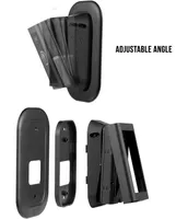 Wasserstein 0° to 10° Vertical Adjustable Angle Mount and Wall Plate Compatible with Ring Video Doorbell Wired