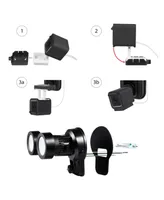 Wasserstein 3-in-1 Wired Floodlight, Charger and Mount for Wyze Cam V3 - 2000 lumens Powerful Floodlight (Black) (Camera Not Included)