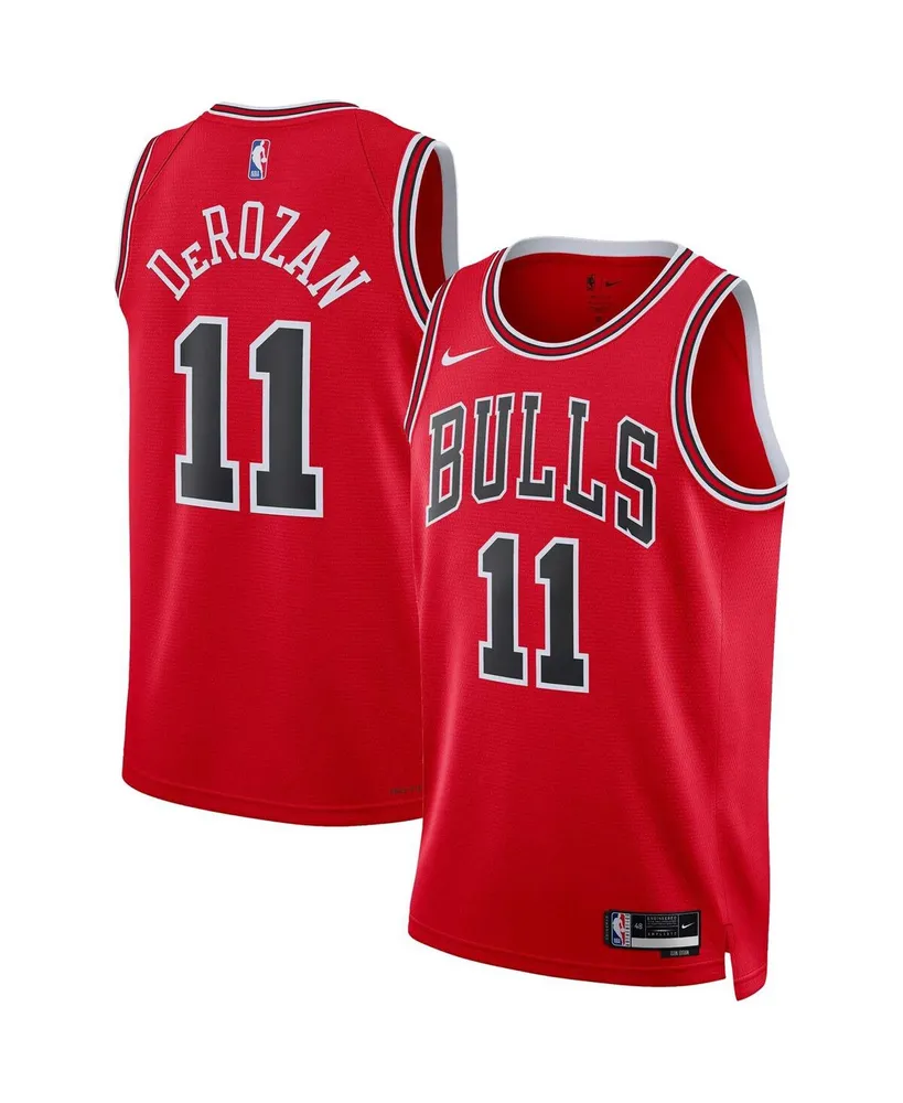 Men's and Women's Nike Demar Derozan Red Chicago Bulls Swingman Jersey - Icon Edition