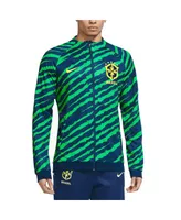 Men's Nike Brazil National Team Academy Pro Anthem Performance Full-Zip Jacket