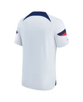 Big Boys Nike White Uswnt 2022/23 Home Breathe Stadium Replica Blank Jersey