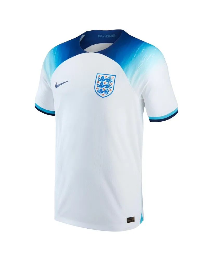 Big Boys Nike White England National Team 2022/23 Home Breathe Stadium Replica Blank Jersey