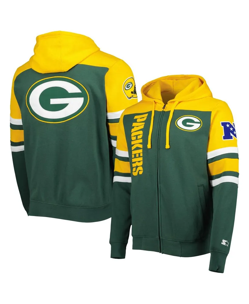 Starter Mens Green Bay Packers Sweatshirt, Green, Large