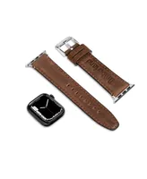 Timberland Unisex Barnesbrook Brown Genuine Leather Universal Smart Watch Strap 20mm