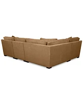 Radley Fabric 4-Piece Sectional Sofa, Created for Macy's