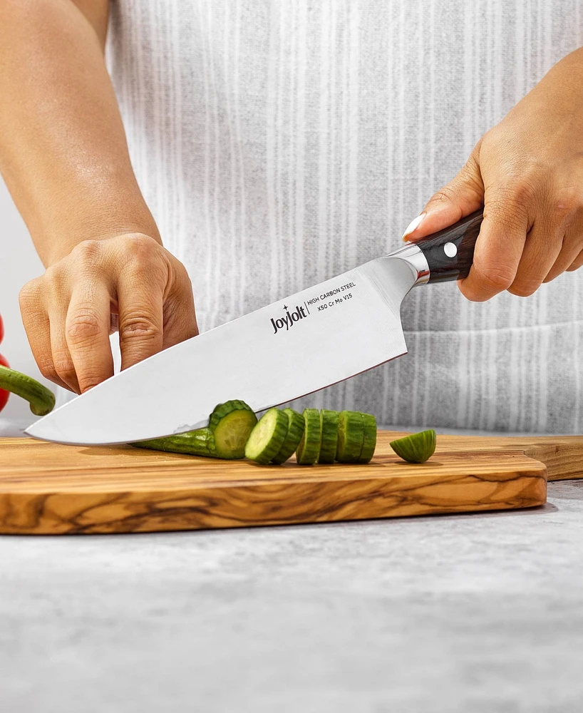 8" JoyJolt Chef Knife High Carbon Steel Kitchen Knife