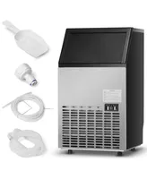 Built-In Stainless Steel Commercial 110Lbs/24H Ice Maker Portable