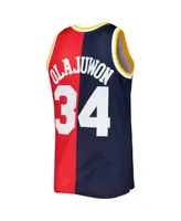 Men's Mitchell & Ness Hakeem Olajuwon Navy