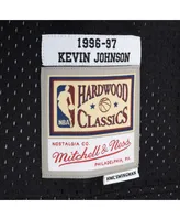 Men's Mitchell & Ness Kevin Johnson Purple, Black Phoenix Suns Hardwood Classics 1996-97 Split Swingman Jersey