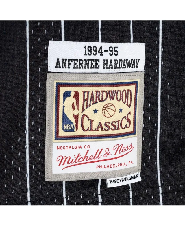 Mitchell & Ness Men's Penny Hardaway Black Orlando Magic 1994-95 Hardwood  Classics 75th Anniversary Diamond Swingman Jersey