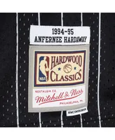 Men's Mitchell & Ness Penny Hardaway Blue, Black Orlando Magic Hardwood Classics 1994-95 Split Swingman Jersey