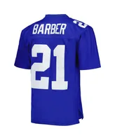 Men's Mitchell & Ness Tiki Barber Royal New York Giants 2005 Legacy Replica Jersey