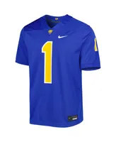 Men's Nike #1 Royal Pitt Panthers Untouchable Football Jersey