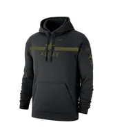 Men's Nike Black Army Black Knights 1st Armored Division Old Ironsides Rivalry Star Two-Hit Pullover Fleece Hoodie