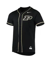 Men's Nike Black Purdue Boilermakers Replica Baseball Jersey