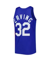 Men's Mitchell & Ness Julius Erving Royal New York Nets 1973-74 Hardwood Classics Swingman Jersey