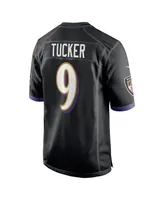 Nike Men's Justin Tucker Baltimore Ravens Player Game Jersey