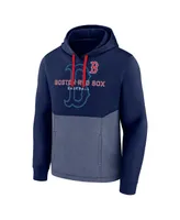 Men's Fanatics Navy Boston Red Sox Call the Shots Pullover Hoodie