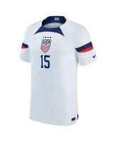 Big Boys and Girls Nike Megan Rapinoe White Uswnt 2022/23 Home Breathe Stadium Replica Player Jersey