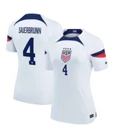 Women's Nike Becky Sauerbrunn White Uswnt 2022/23 Home Breathe Stadium Replica Player Jersey