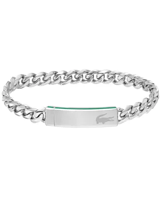 Lacoste Men's Stainless Steel Box Chain Bracelet