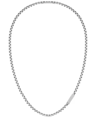 Lacoste Men's Stainless Steel Box Chain Necklace