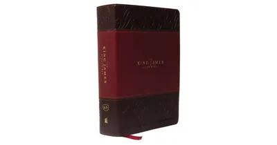 Kjv, The King James Study Bible, Leathersoft, Burgundy, Red Letter, Full