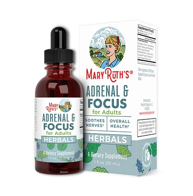 MaryRuth's Organic Adrenal & Focus Liquid Extract Alcohol Free