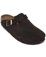 Birkenstock Women's Boston Soft Footbed Suede Leather Clogs from Finish Line