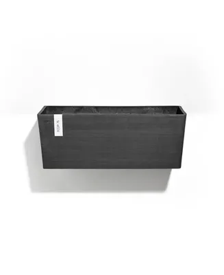 Ecopots Modern Rectangular Bruges Wall Hanging Flower Pot