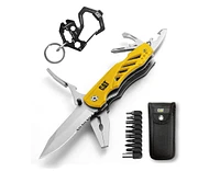 Cat 2 Piece 31 Function Multi-Tool Gift Box Set with Keychain and Pouch