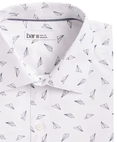 Bar Iii Men's Slim Fit Paper Plane Dress Shirt, Created for Macy's