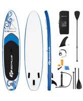 Costway 1 pcs 10.5 Inflatable Stand Up Paddle Board Sup Surfboard