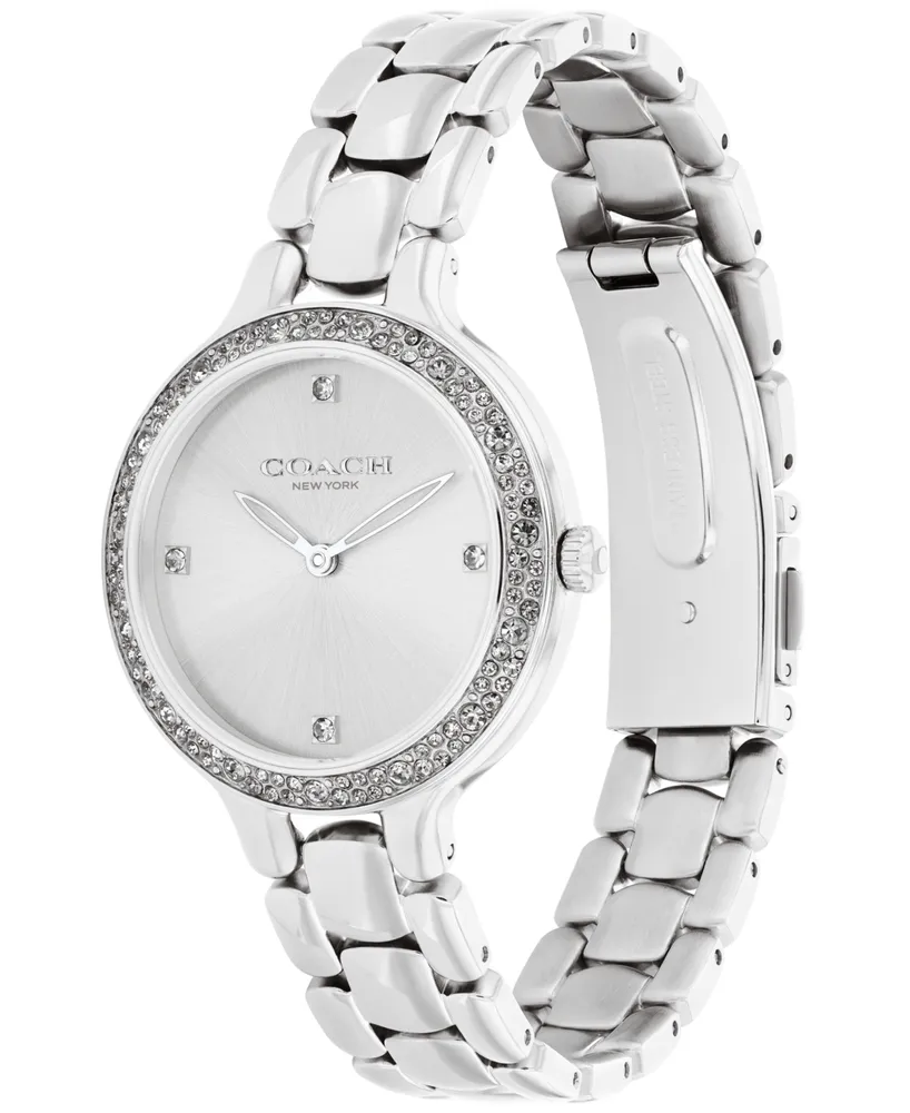 Coach Women's Chelsea Quartz Silver-Tone Stainless Steel Bracelet Watch 32mm