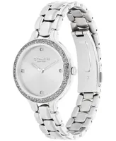 Coach Women's Chelsea Quartz Silver-Tone Stainless Steel Bracelet Watch 32mm
