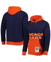 Men's Mitchell & Ness Navy Chicago Bears Big Face 5.0 Pullover Hoodie