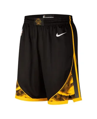 Men's Nike Black Golden State Warriors 2022/23 City Edition Swingman Shorts