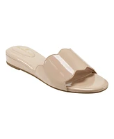 Bandolino Women's Kayla Scalloped Edge Demi Wedge Sandals