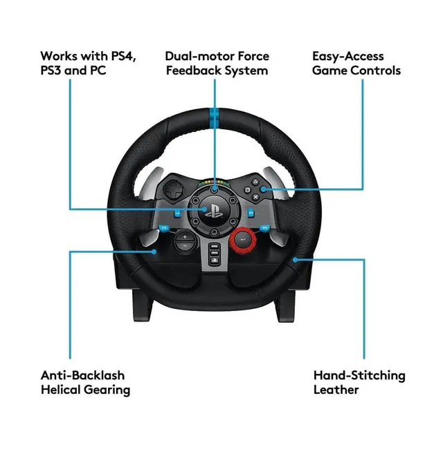VOLANTE PLAYSTATION 4 LOGITECH G29 DRIVING FORCE