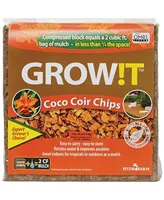 Hydrofarm JSCC2 Organic Coco Coir Planting Chips, Block - 9lb, 15oz