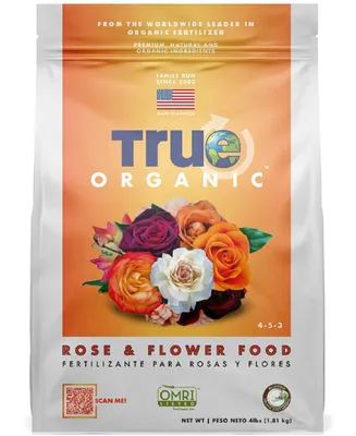 True Organic R0013 Granular Rose and Flower Food 4 lb bag