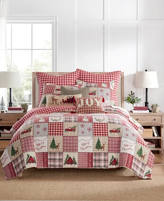 Levtex Home for Christmas Festive Plaid 2-Pc. Quilt Set, Twin/Twin Xl