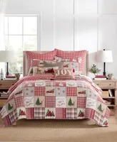 Levtex Home for Christmas Festive Plaid -Pc. Quilt Set