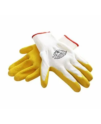 Womanswork Gardening Protective Weeding Glove, Yellow, Large
