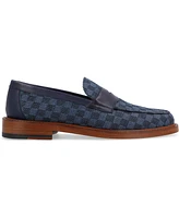 Taft Men's Fitz Jacquard Handcrafted Penny Slip-on Loafers