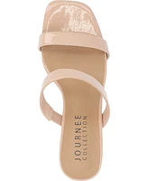 Journee Collection Women's Clover Wedge Sandals